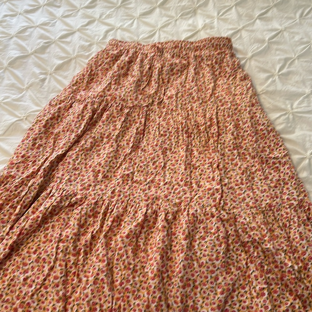 Bohemian maxi skirt. Beautiful floral pattern